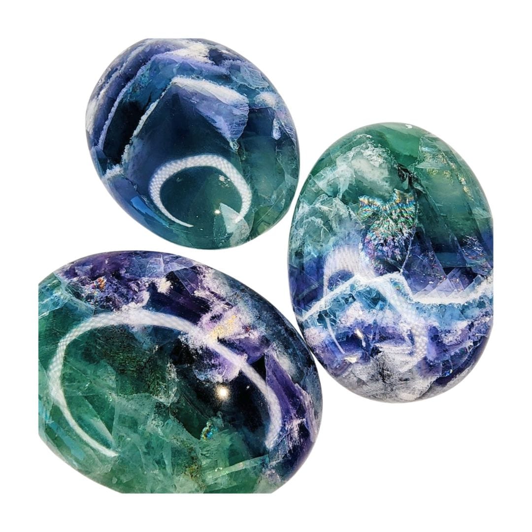 Mystery Crystal Palm Stone