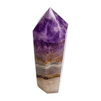 Amethyst Crazy Lace Agate Tower - Small