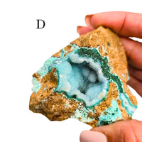 Chrysocolla Quartz Druzy Specimen