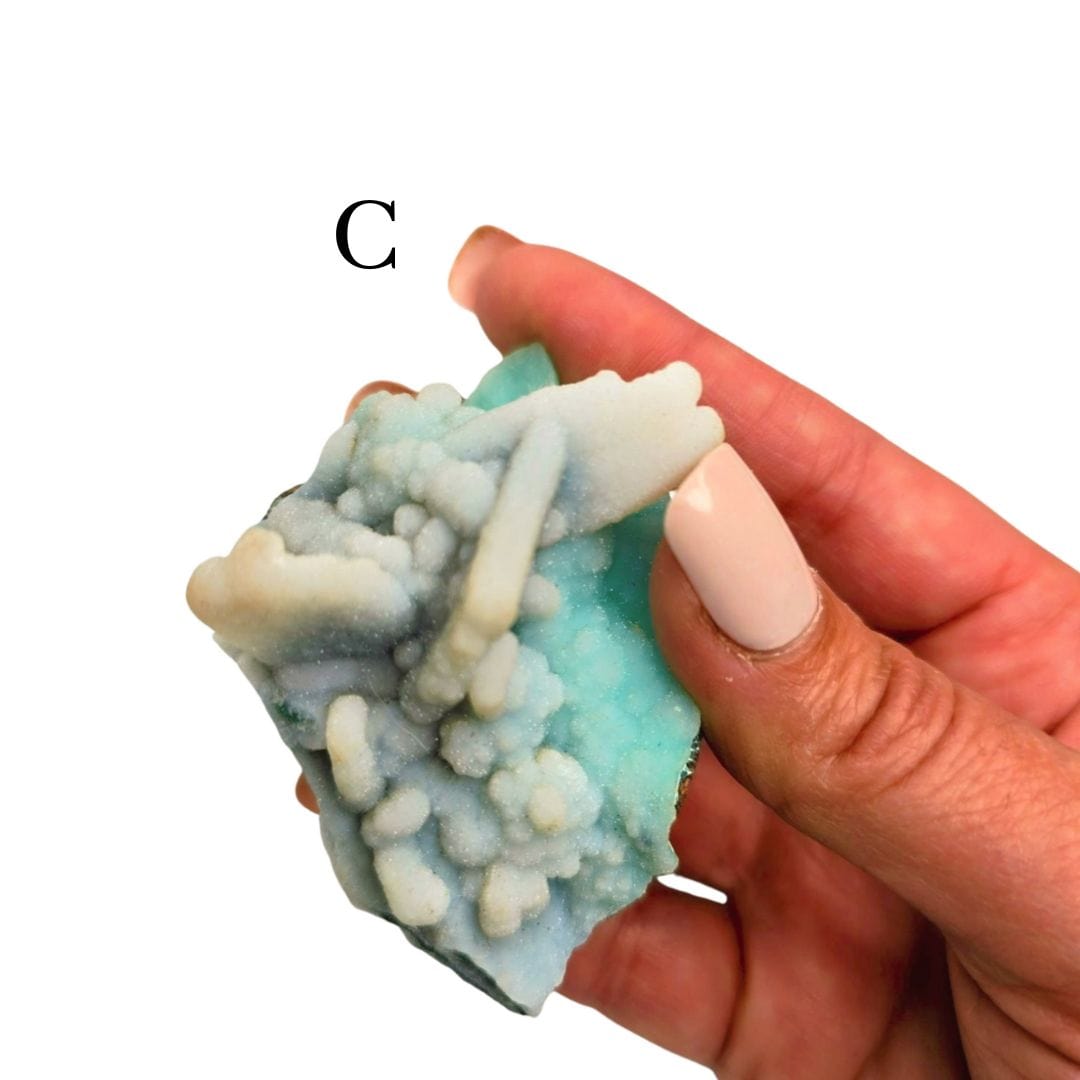 Chrysocolla Quartz Druzy Specimen