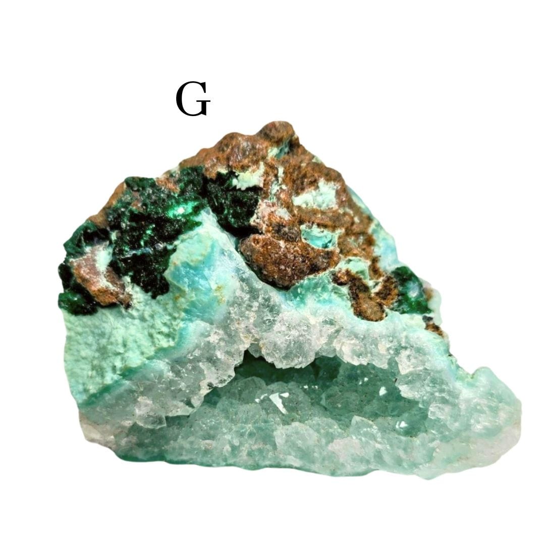 Chrysocolla Quartz Druzy Specimen