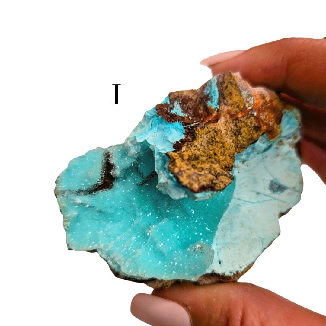Chrysocolla Quartz Druzy Specimen
