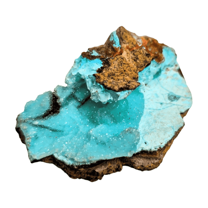 Chrysocolla Quartz Druzy Specimen
