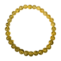 Citrine Bracelet  (6mm Beads)