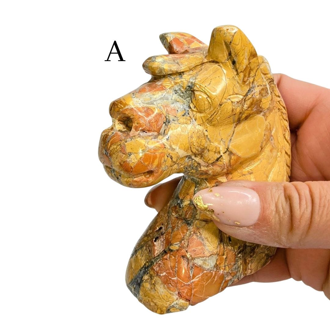 Crazy Lace Agate Horse