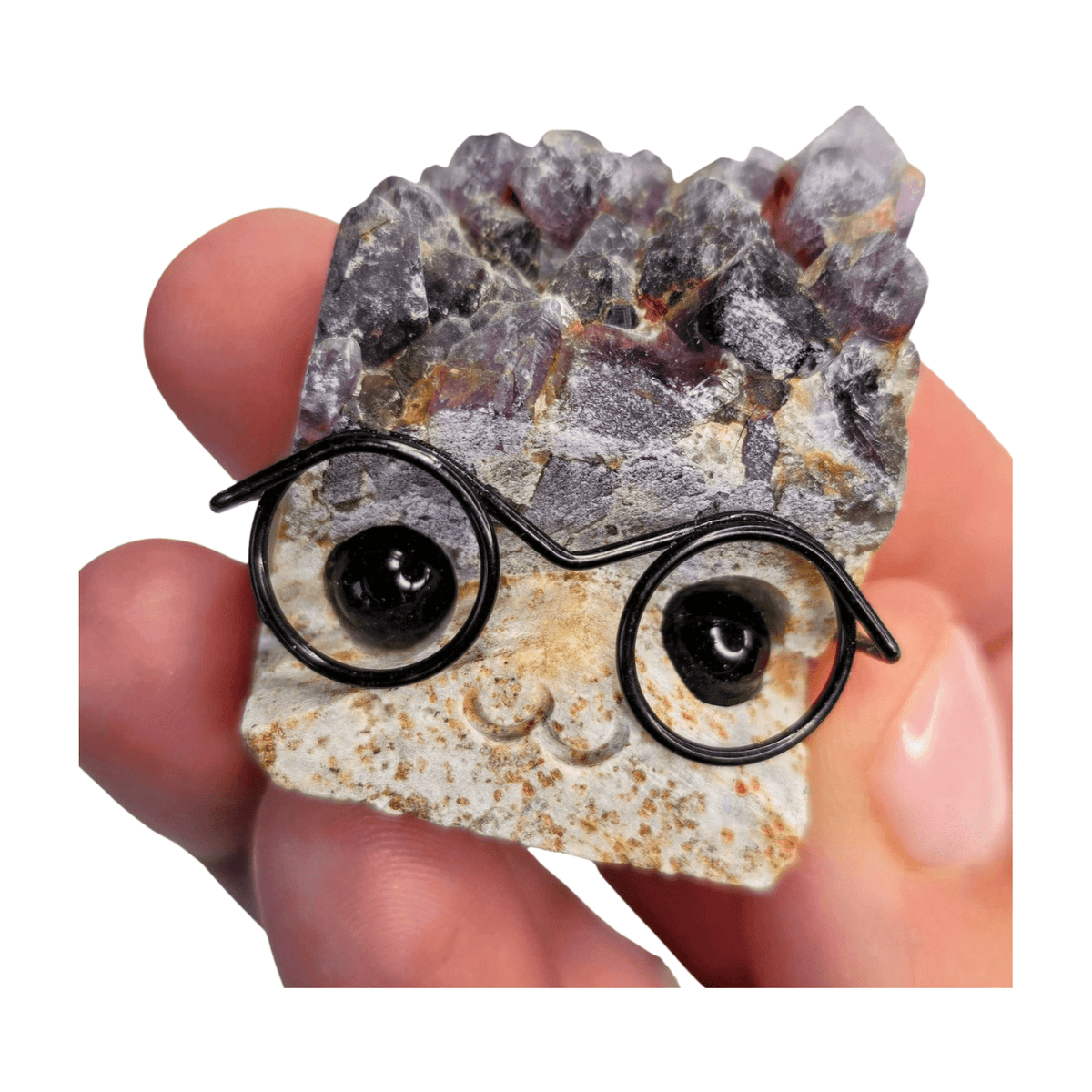 Mini Crystal Friend with Glasses