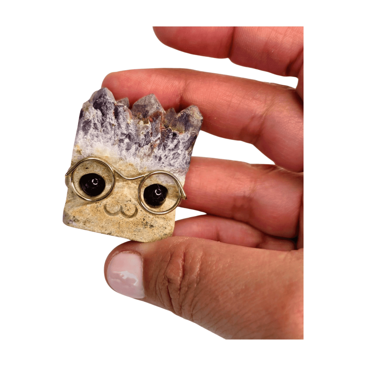 Mini Crystal Friend with Glasses