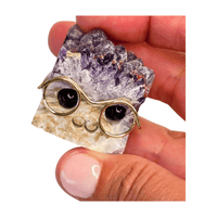 Mini Crystal Friend with Glasses