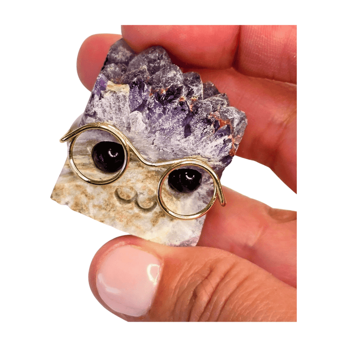 Mini Crystal Friend with Glasses