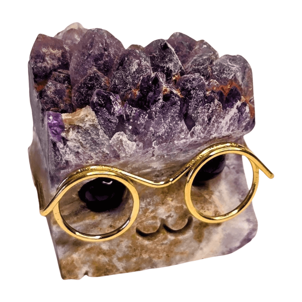 Mini Crystal Friend with Glasses