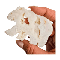 Dendritic Plum Agate Bear