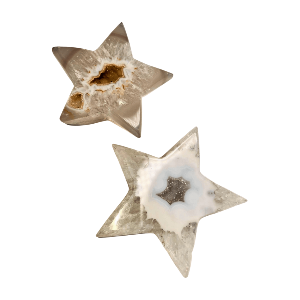 Druzy Quartz Star