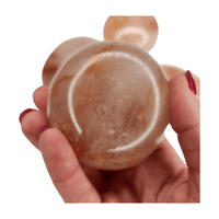 Fire Quartz Palm Stone