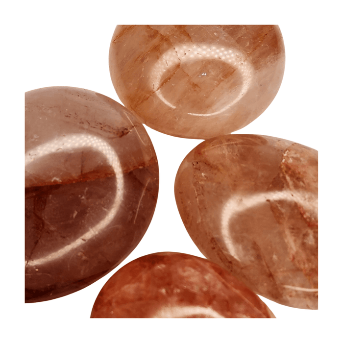 Fire Quartz Palm Stone