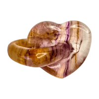 Fluorite Double Heart