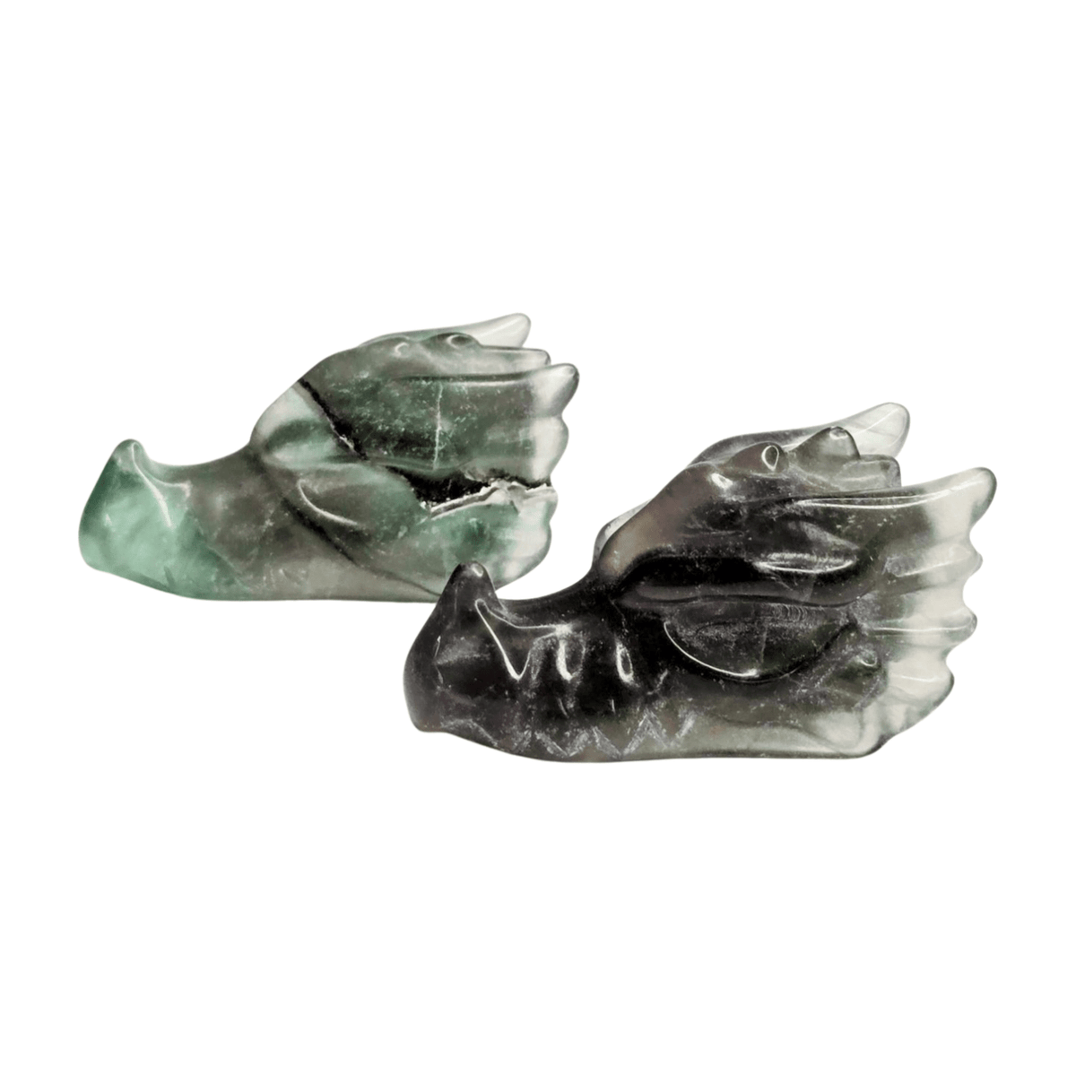 Fluorite Dragon Head