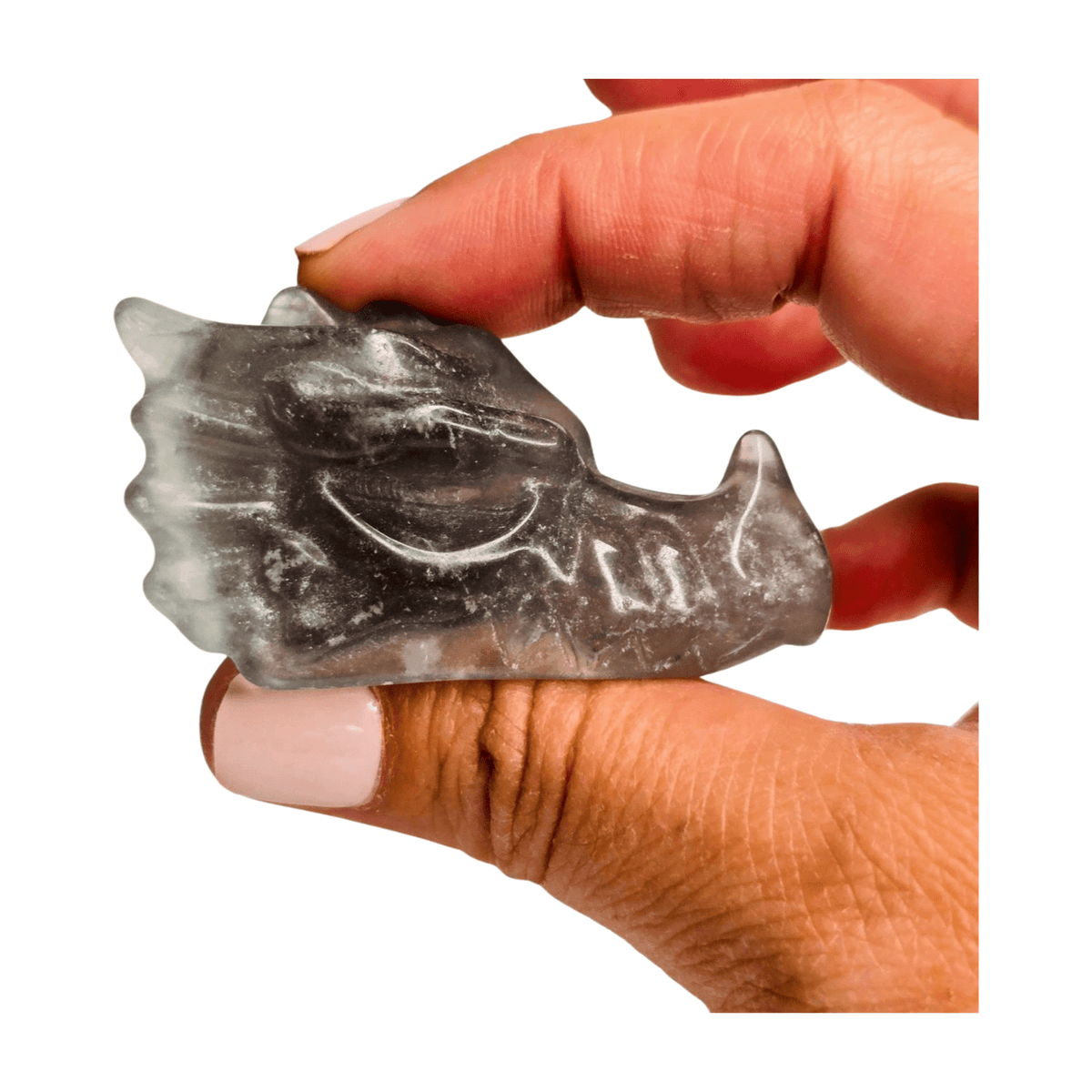 Fluorite Dragon Head