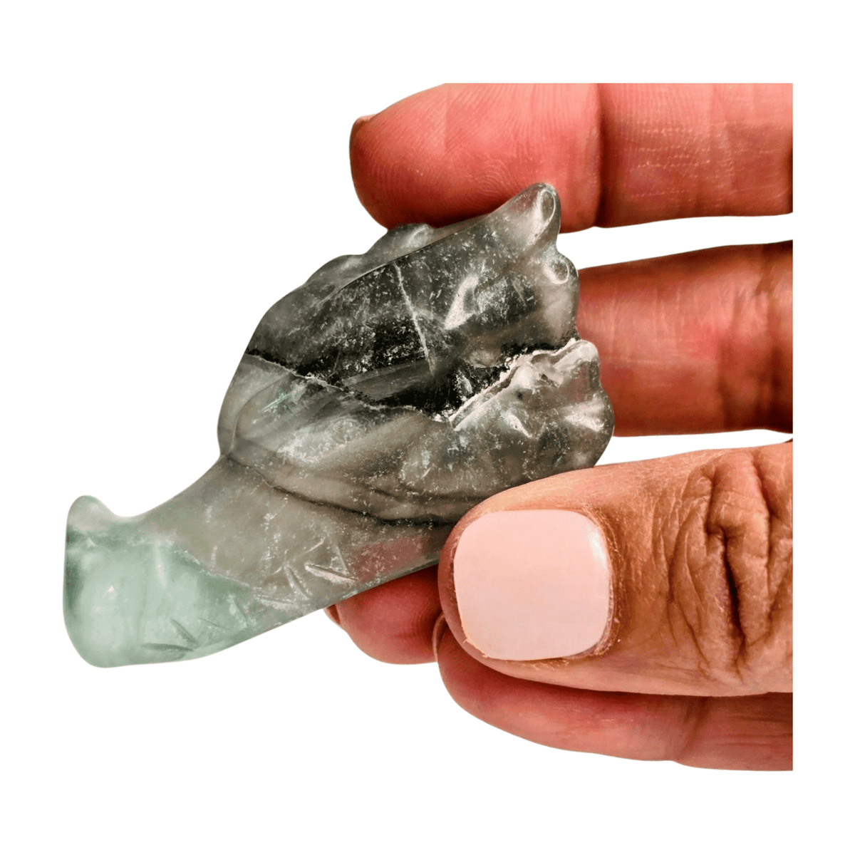 Fluorite Dragon Head