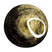 Gold Sheen Obsidian Round Pocket Stone