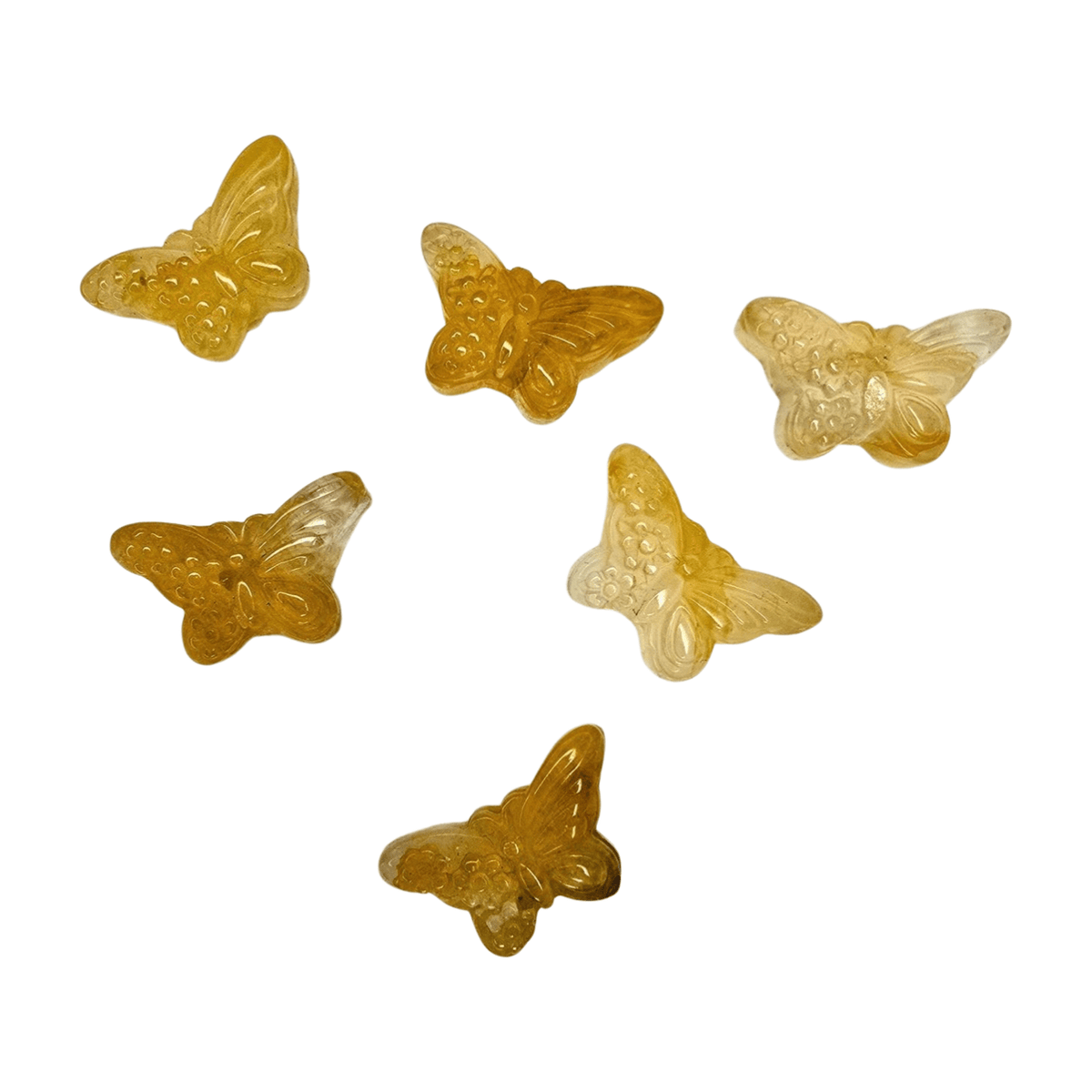 Golden Healer Quartz Butterfly