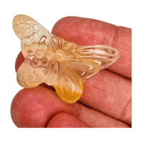 Golden Healer Quartz Butterfly