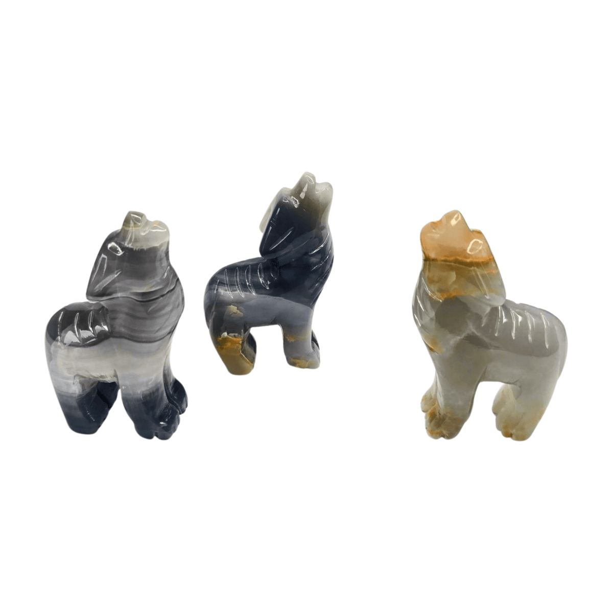Gray Calcite Wolf