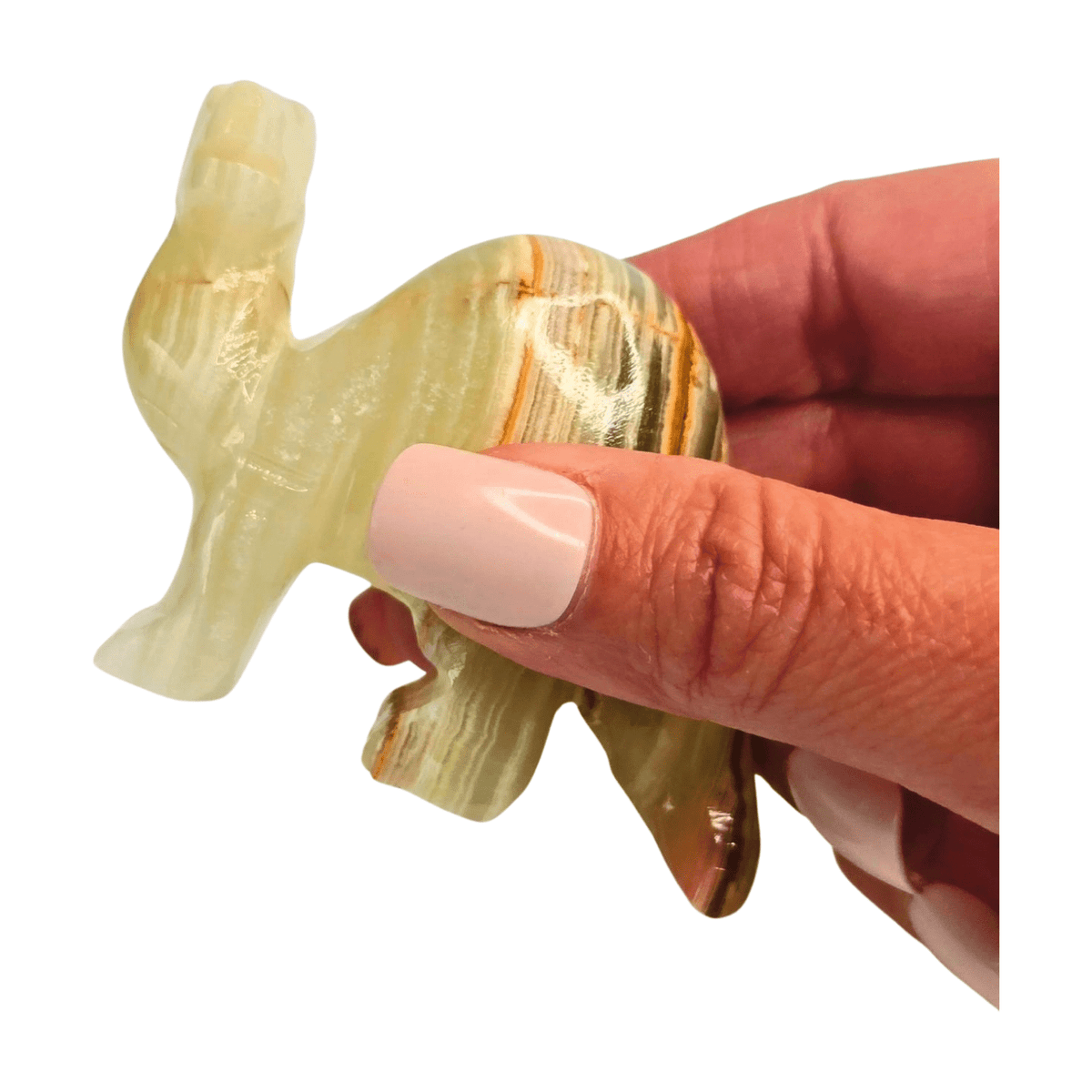 Green Calcite Dinosaur