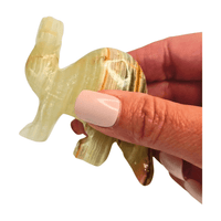 Green Calcite Dinosaur