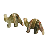 Green Calcite Dinosaur