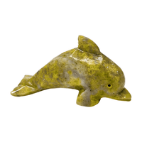 Green Calcite Dolphin