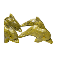 Green Calcite Dolphin