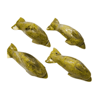 Green Calcite Dolphin