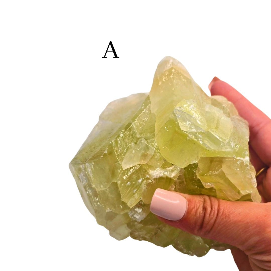 Green Calcite Specimen Large