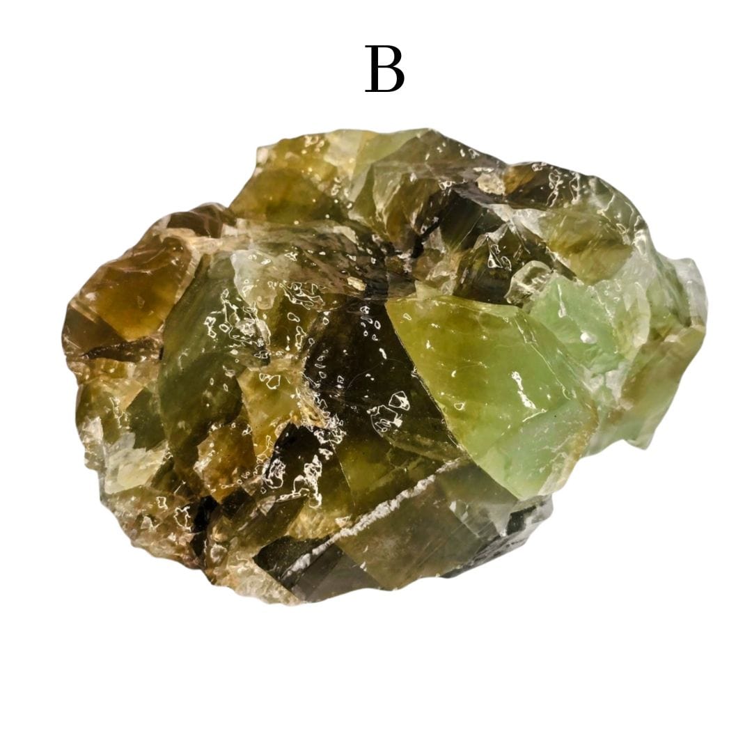 Green Calcite Specimen Large