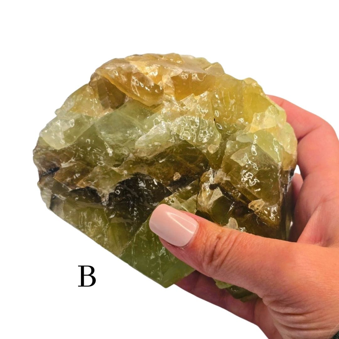 Green Calcite Specimen Large