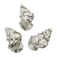 Howlite Spiky Shell