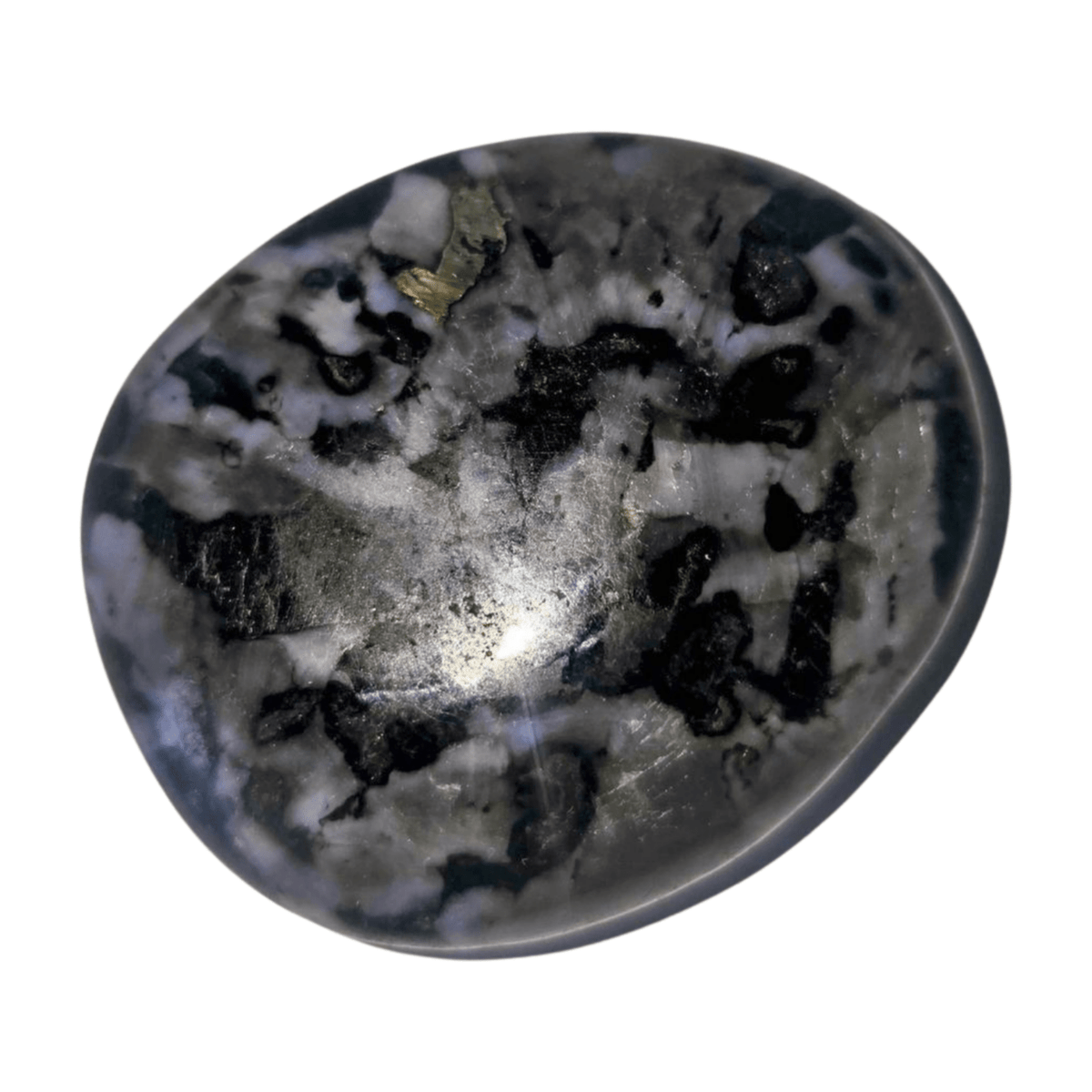 Mystic Merlinite (Indigo Gabbro) Palm Stone
