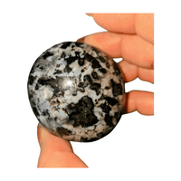Mystic Merlinite (Indigo Gabbro) Palm Stone