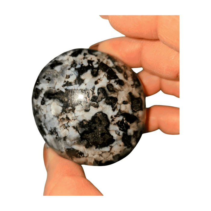 Mystic Merlinite (Indigo Gabbro) Palm Stone