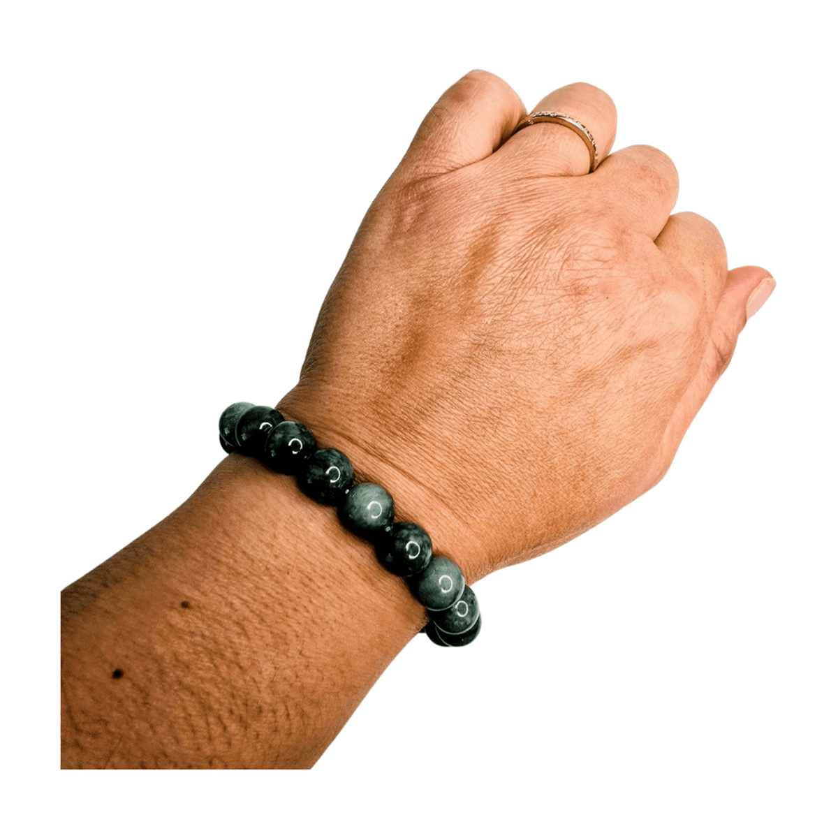 Jade Beaded Bracelets - 10mm