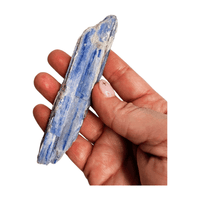 Raw blue kyanite specimen for clarity, chakra balance, and energetic alignment