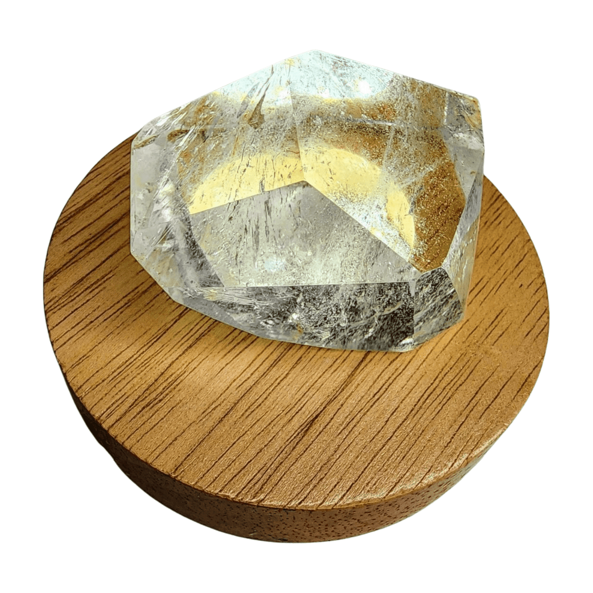 Wooden Light Stand with Plug