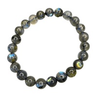 Labradorite Beaded Bracelet (8mm)