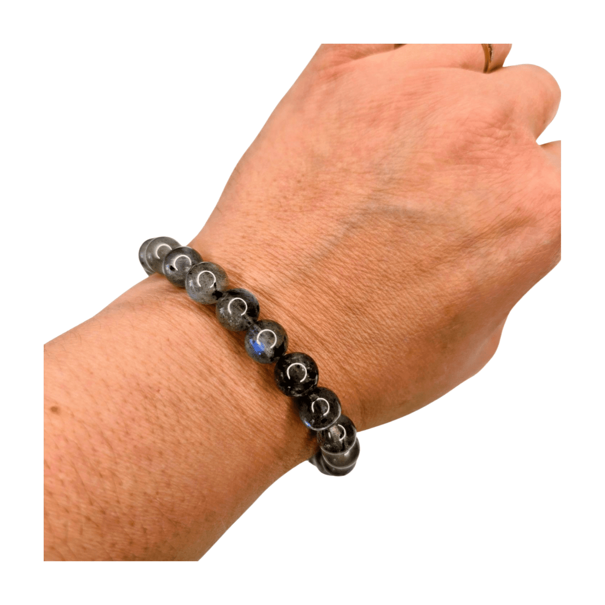 Labradorite Beaded Bracelet (8mm)