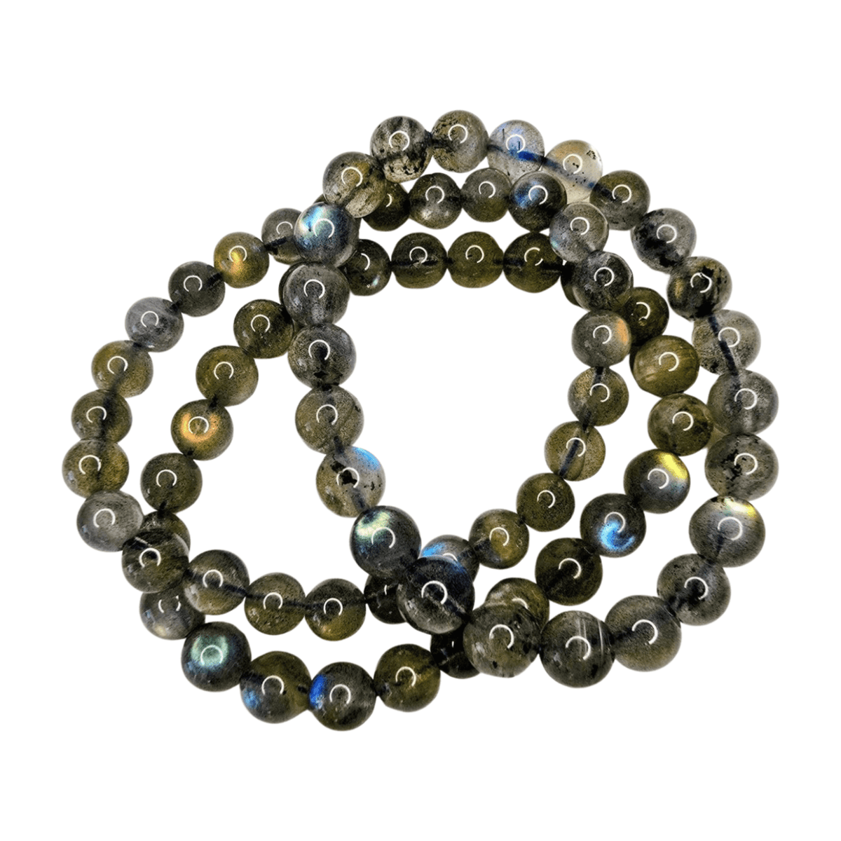 Labradorite Beaded Bracelet (8mm)
