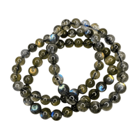 Labradorite Beaded Bracelet (8mm)