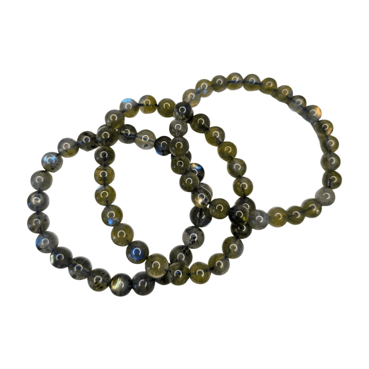 Labradorite Beaded Bracelet (8mm)