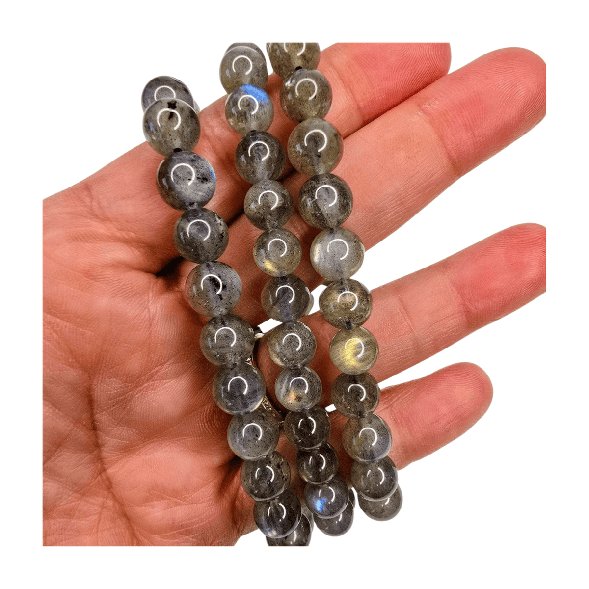 Labradorite Beaded Bracelet (8mm)
