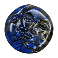 Labradorite Sun and Moon Face