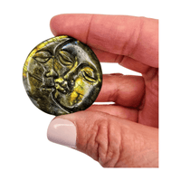 Labradorite Sun and Moon Face